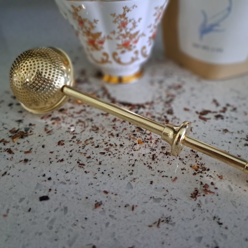 Stainless Steel retractable tea ball, tea strainer.